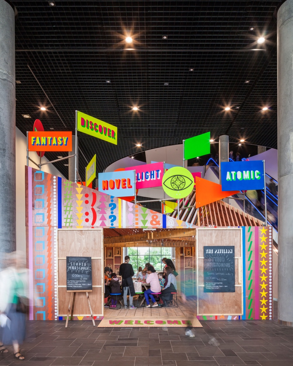 Morag Myerscough's Pavilion at the Library of Birmingham