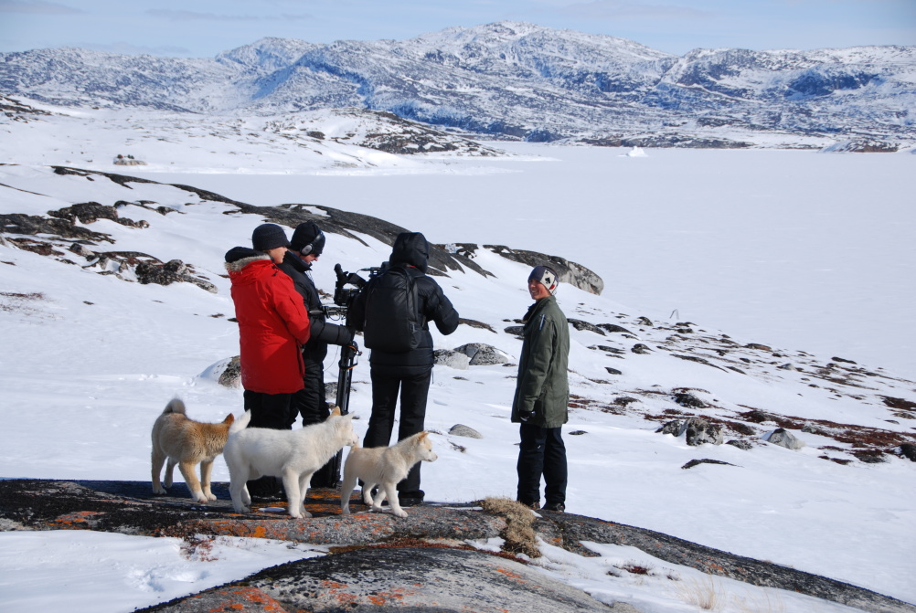 Filming at Oqaatsut