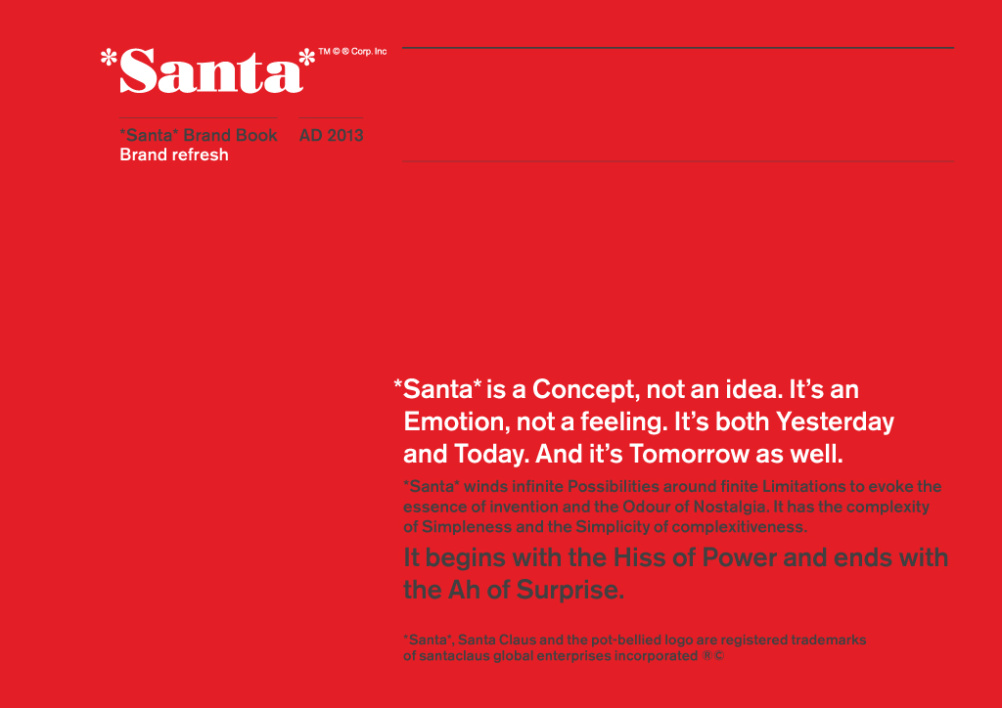 Santa brand guidelines