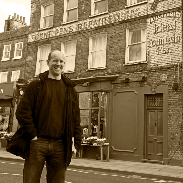 Sam Roberts and a Ghostsign