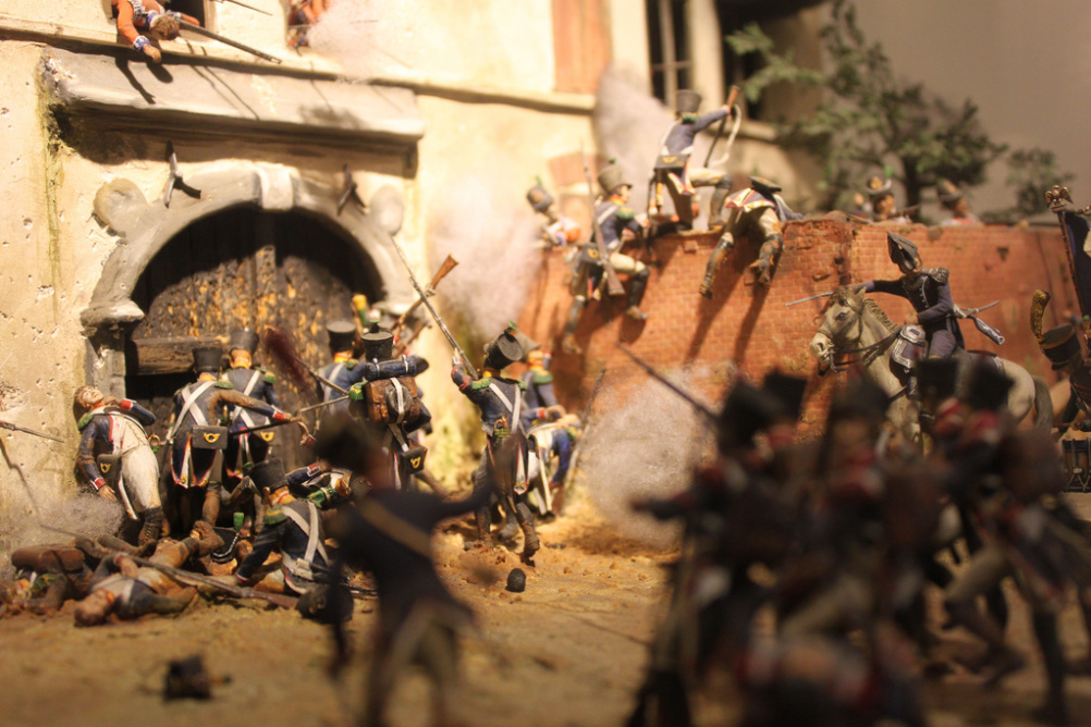 Battle of Waterloo model