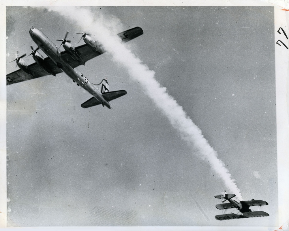 Near Collision at Air Show by Bill Crouch