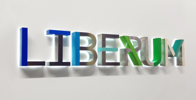 Liberum reception signage