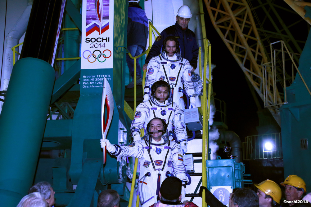 Sochi 2014 has witnessed the longest ever torch relay - and included a space leg 