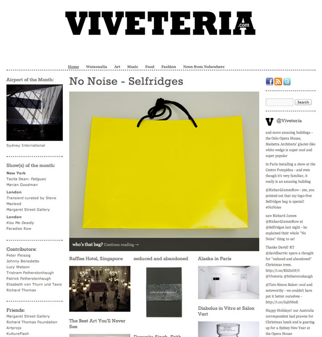 Viveteria for Selfridge's