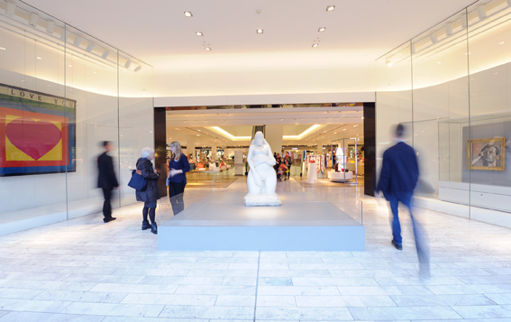 Whiteworth Art Gallery installation at Selfridges Manchester