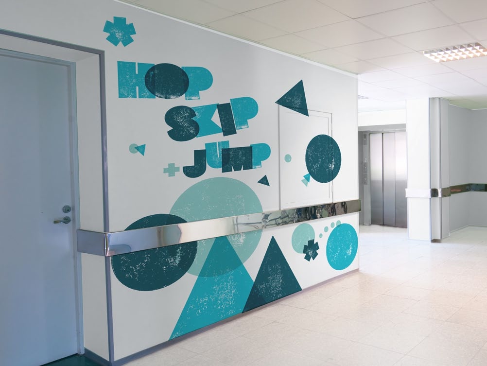 Yorkhill hospital wall
