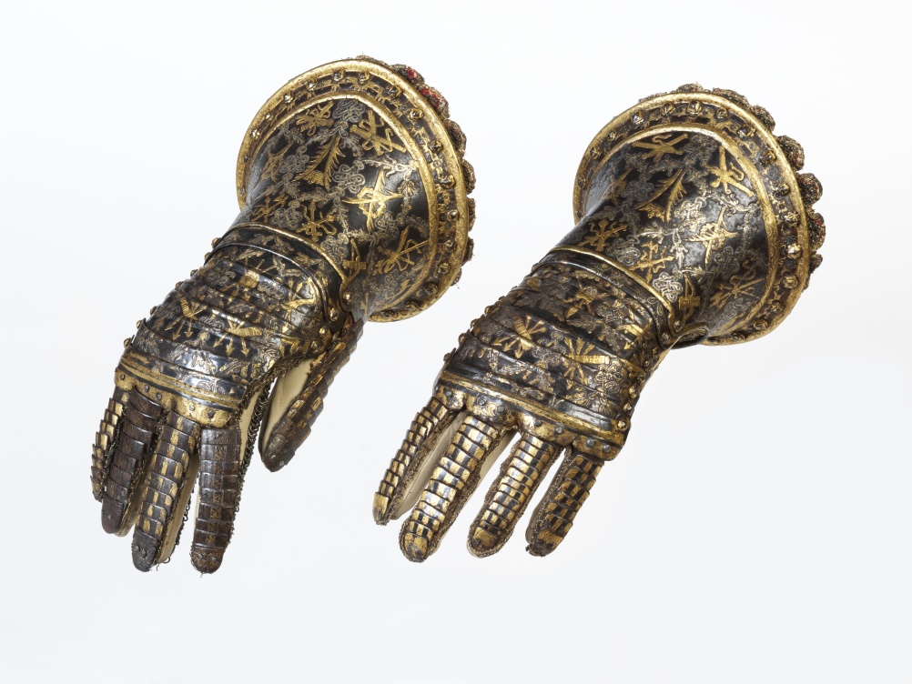 Steel gauntlets, ca. 1614, Spain