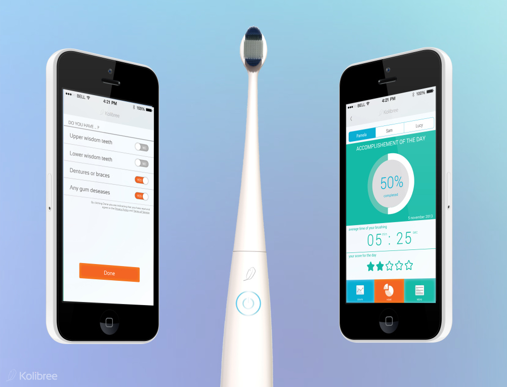 Kolibree - 'the world's first internet-connected toothbrush'