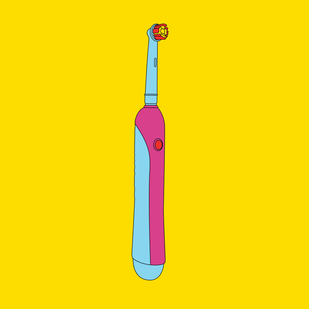 Michael Craig-Martin, Objects of our Time - Electric Toothbrush, 2014