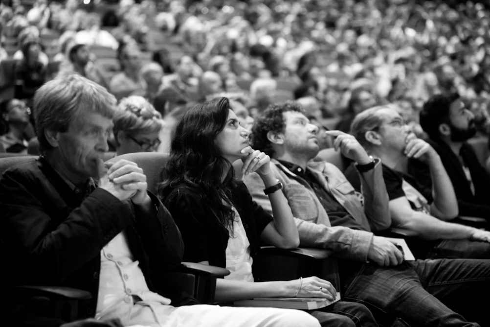 Ad man Sir John Hegarty, RCA head of programme Neville Brody, and architect Asif Khan were at Design Indaba 2013 