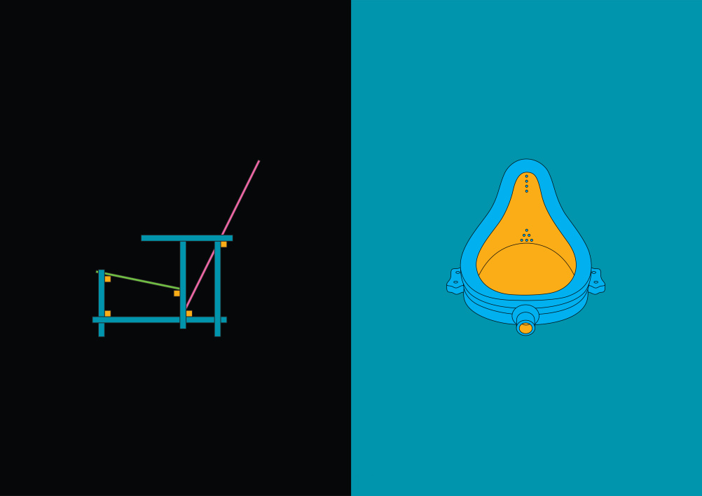 Michael Craig-Martin, Art and Design 1917, 2013