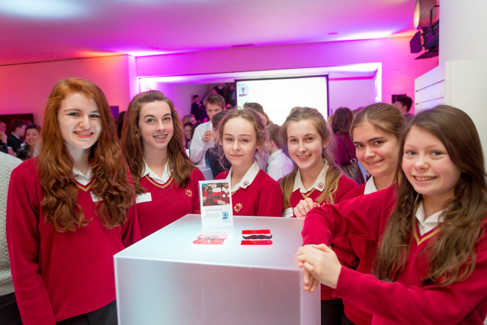 The winning team from Weald of Kent Grammar School