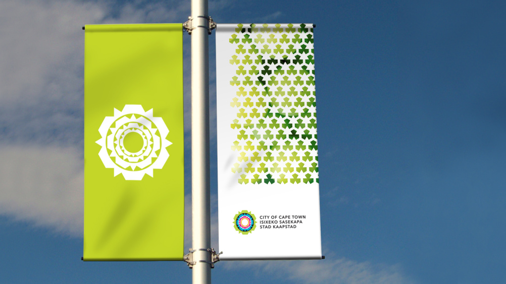 Cape Town identity on banners