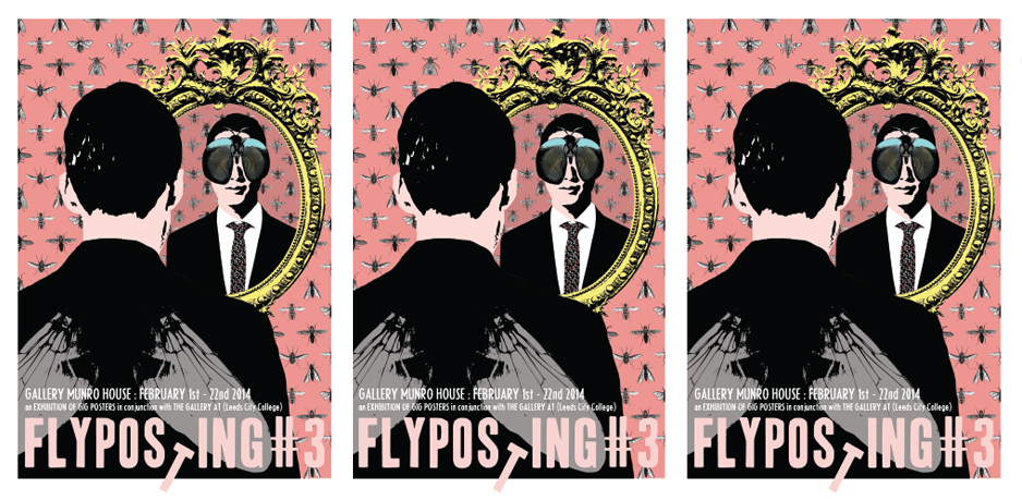 Flyposting poster by Tony Baker