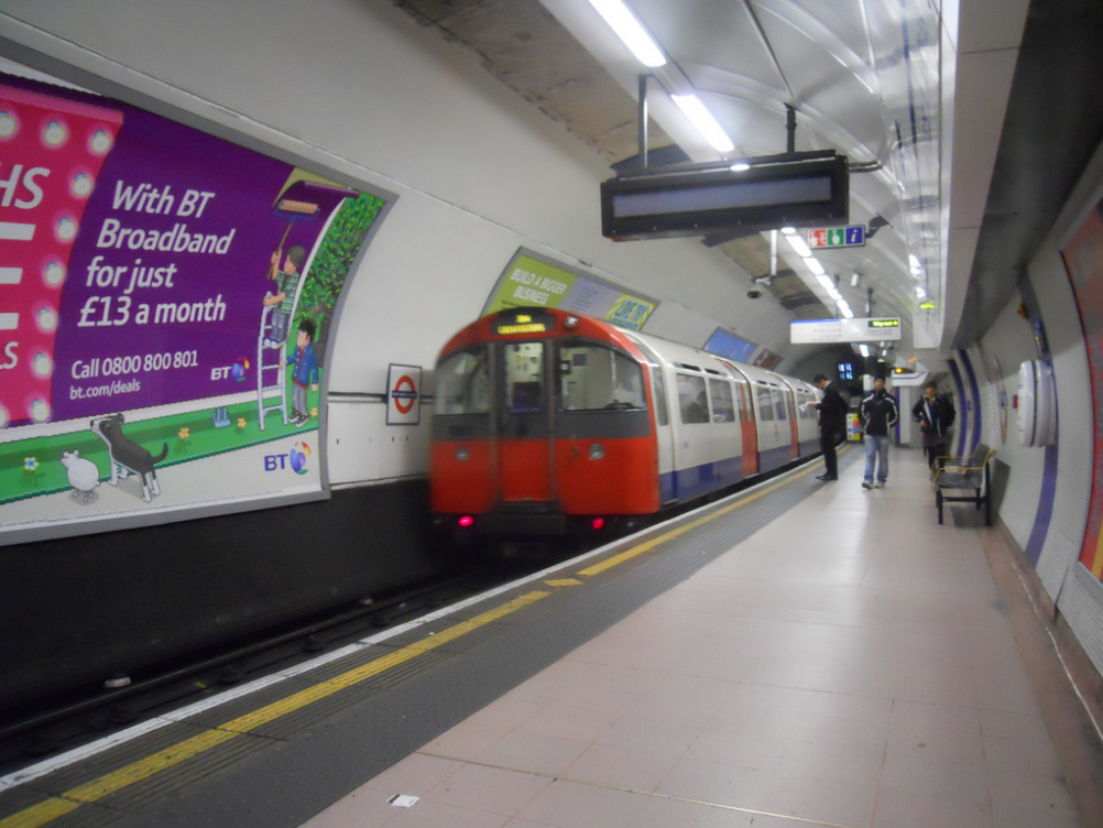 Piccadilly Line Tube train