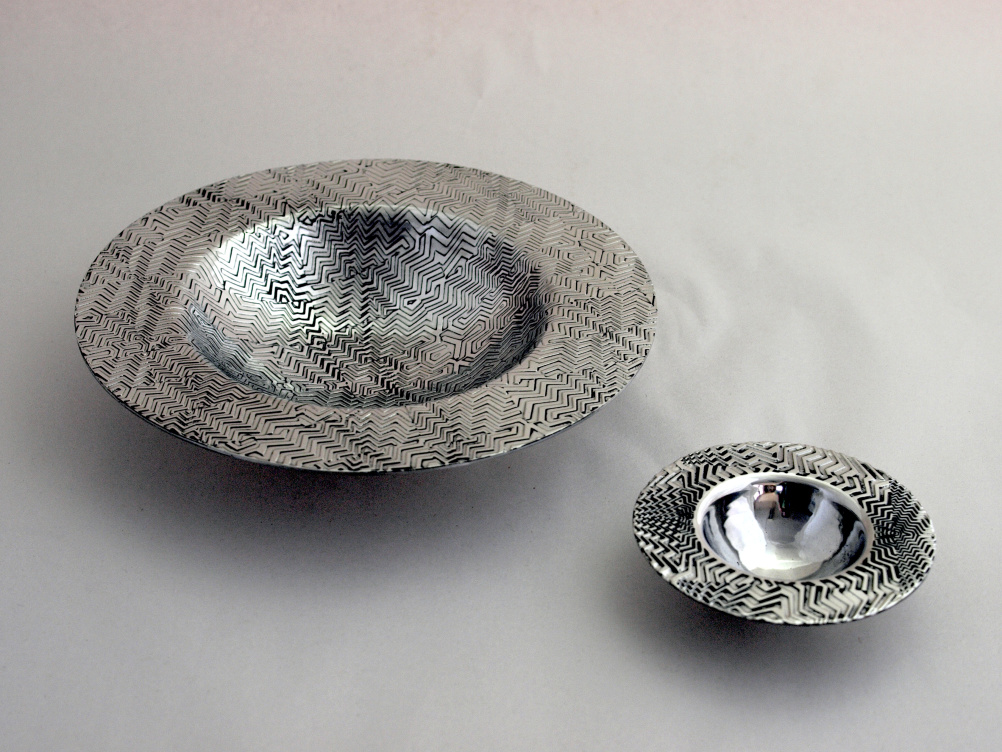 Gordon W Robertson, Red Room Spun Pewter Bowls