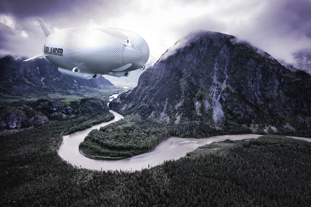 CGI of the Airlander in flight