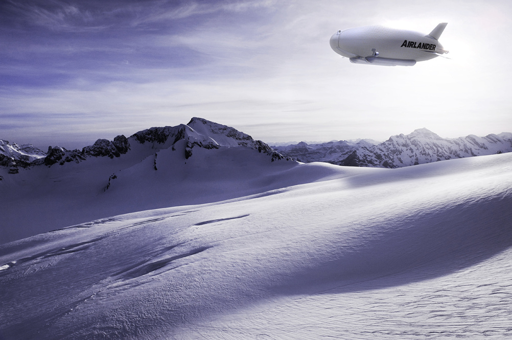 CGI of the Airlander in flight