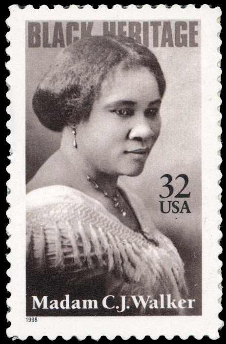 Stamp featuring Madam CJ Walker