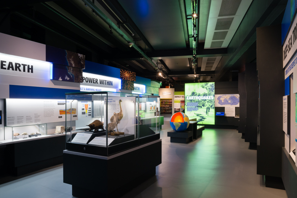 Volcanoes and Earthquakes exhibition