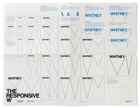 The Whitney Museum's flexible identity, by Experimental Jetset