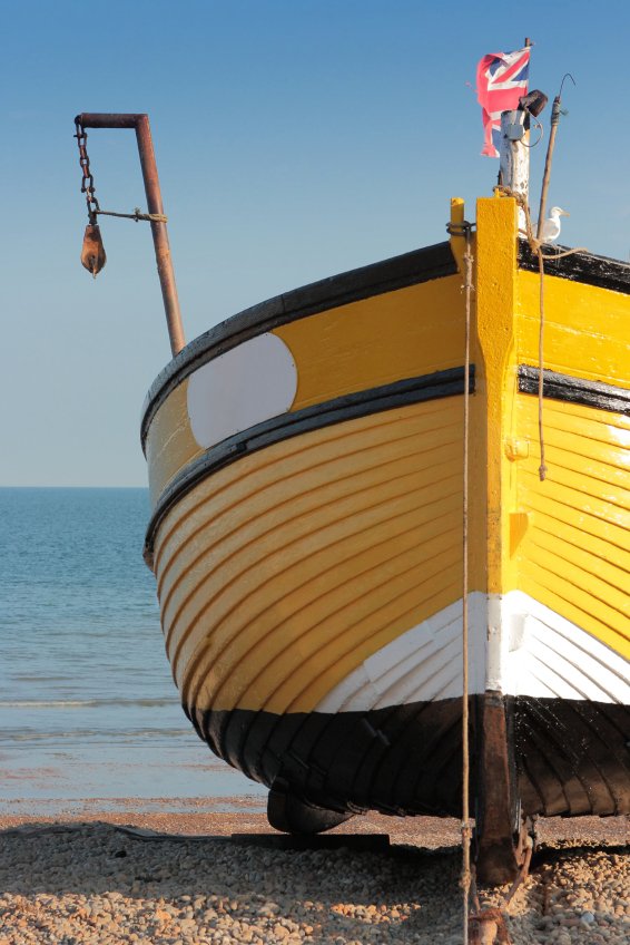 One of the Hastings boats that inspired the designs