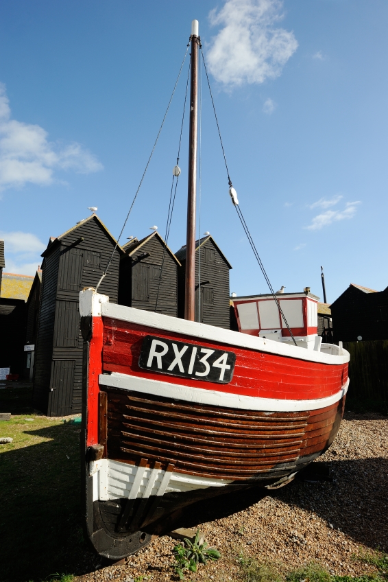 One of the Hastings boats that inspired the designs