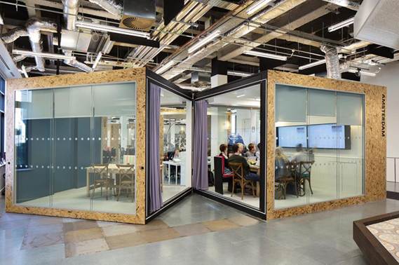 Airbnb Dublin office, designed by Heneghan Peng