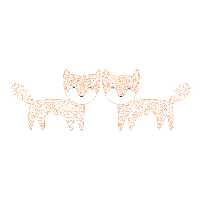  Two Foxes