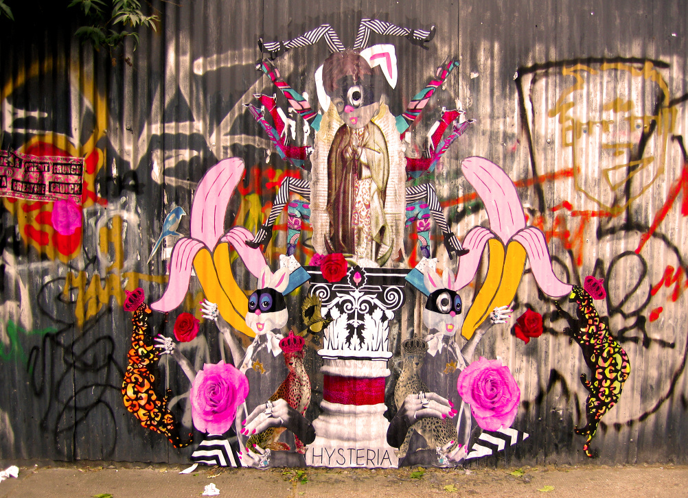 Work by Hysteria on Brick Lane, east London