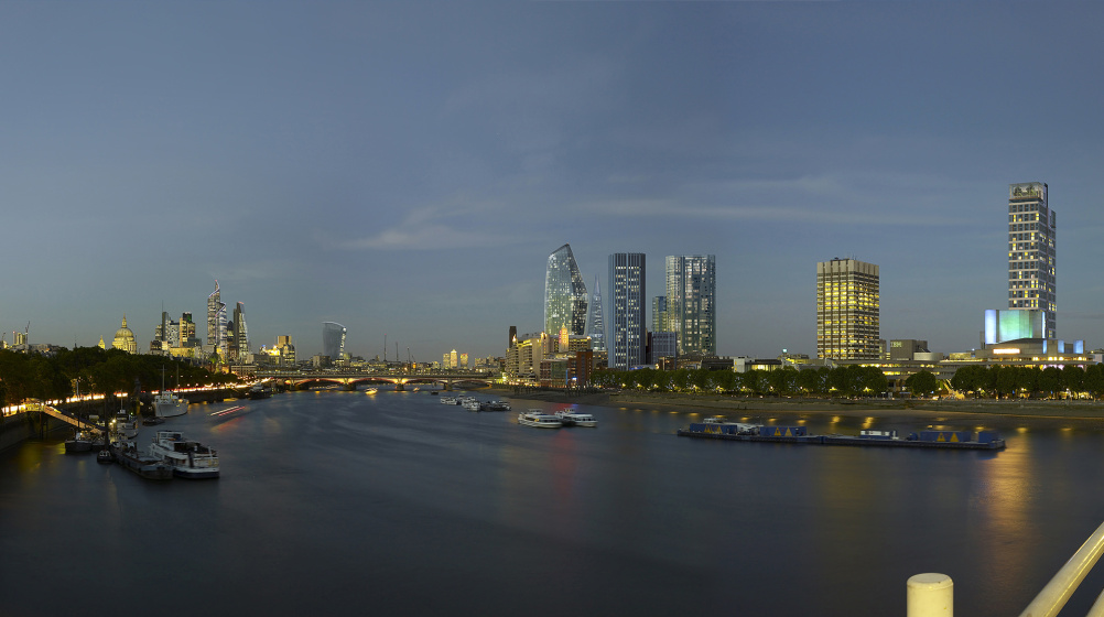 Waterloo Bridge North 10pm