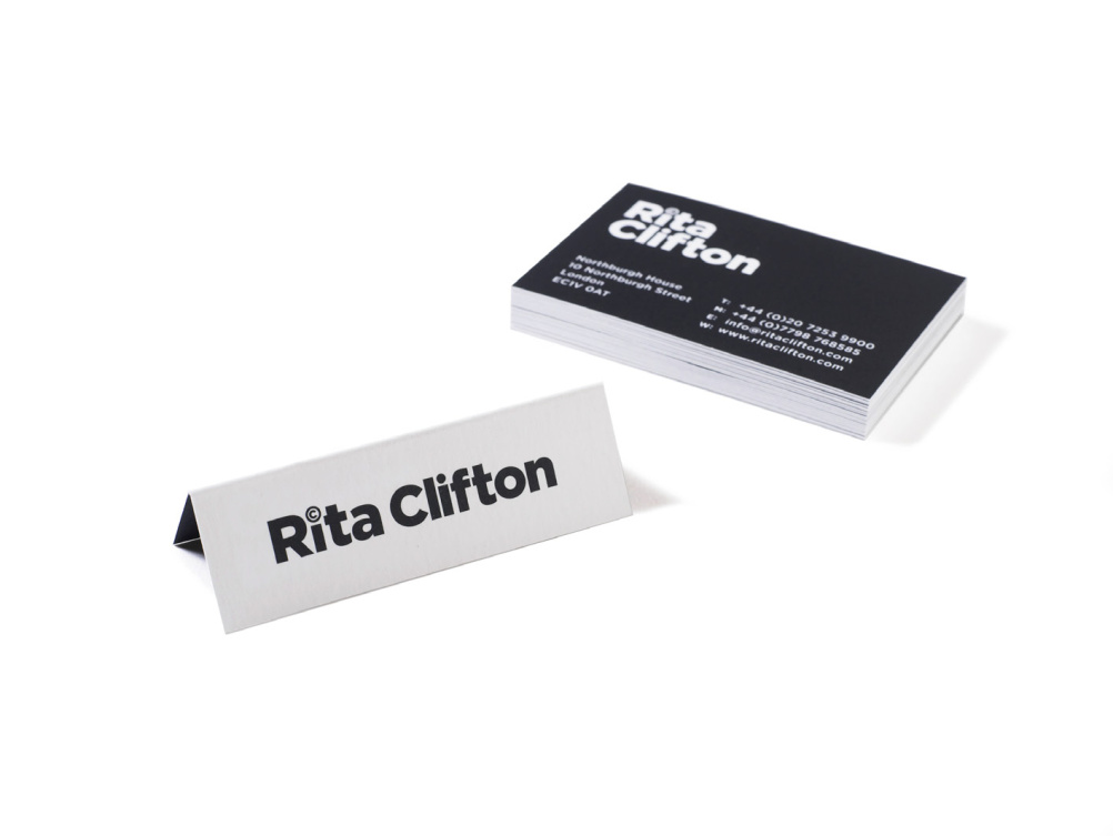 Rita Clifton name cards and business cards