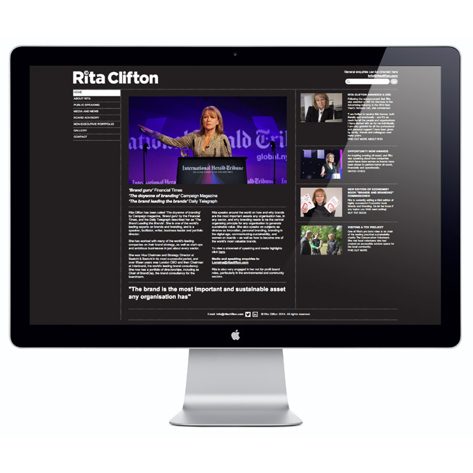 Rita Clifton website