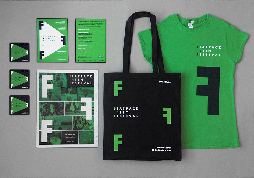 Flatpack Film Festival merchandise