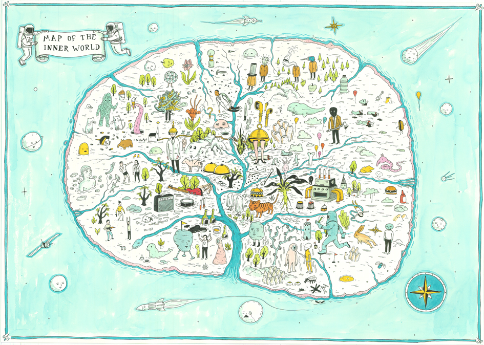 Map of the Inner World by Andrew Rae