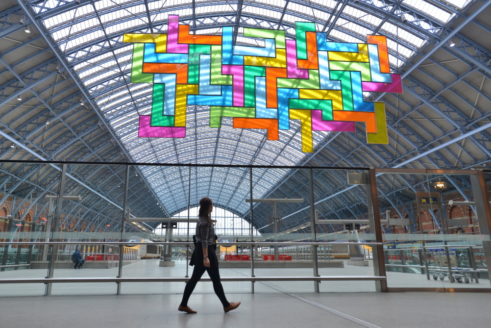 Chromolocomotion, Terrace Wires art programme at St Pancras International