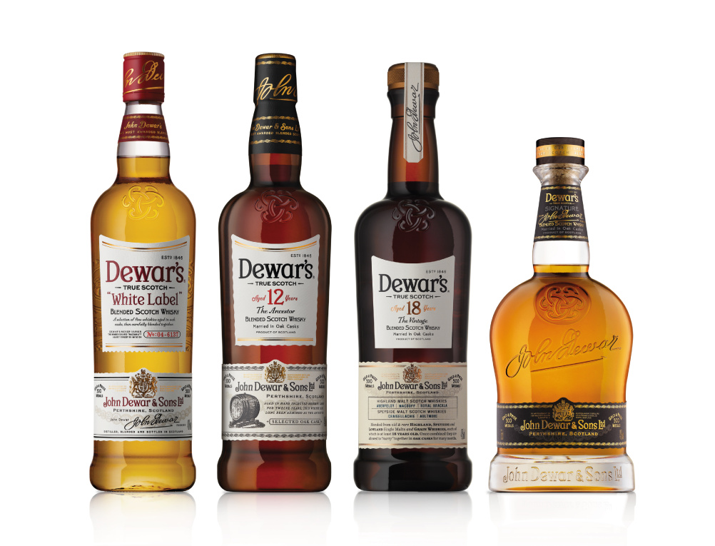 New look for Dewar's range  