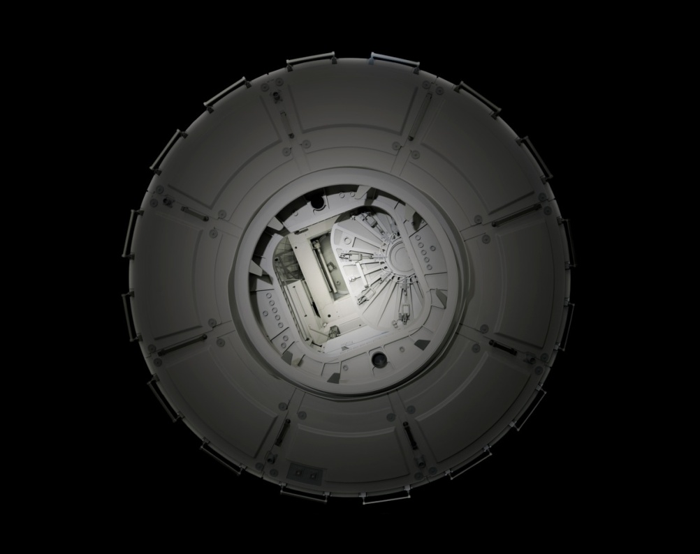 Mockup of Node 2 or Harmony in the Erasmus high bay, ESA-ESTEC (Noordwijk, The Netherlands)