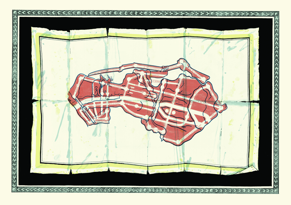 The Map of Liberty by Adam Dant 