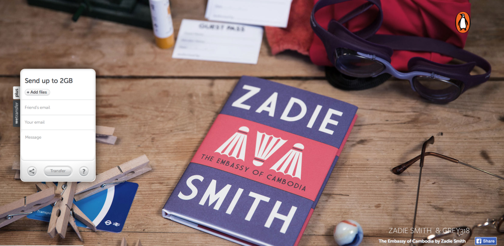 Zadie Smith, Embassy of Cambodia (Cover: gray318)