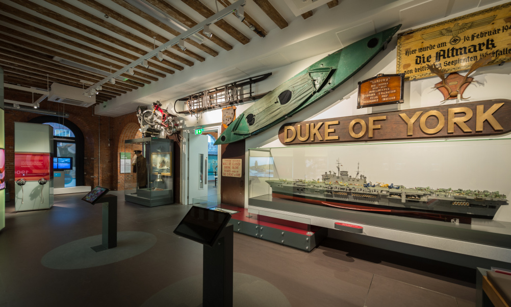 HMS Hear My Story - Artefact Wall Cockle boat view 