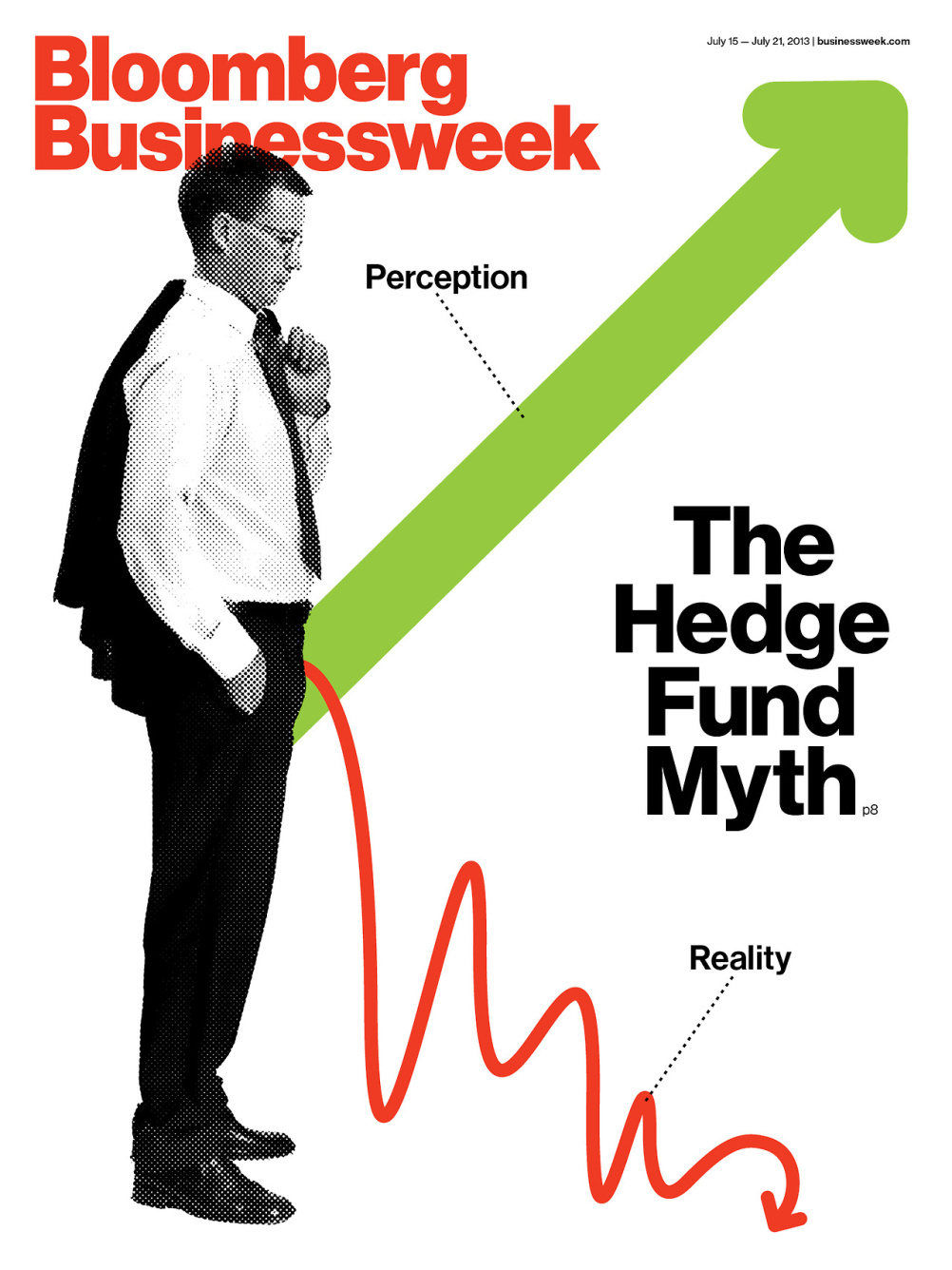 Bloomburg Businessweek cover by Richard Turley