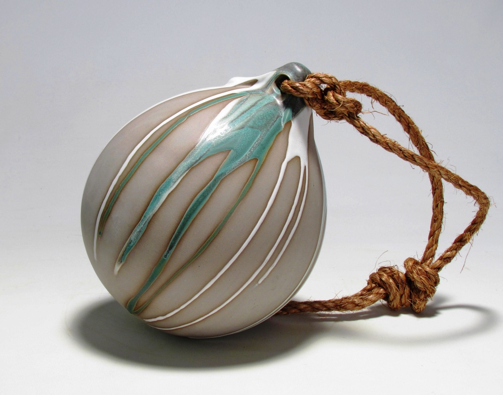 Cast Stoneware - Clare McComish, Buoy without encrustations