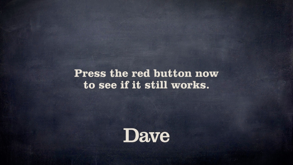 Dave channel branding still