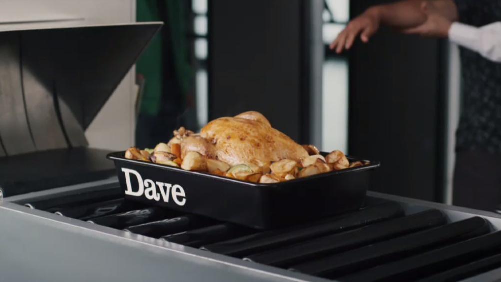 Dave chicken airport ident still