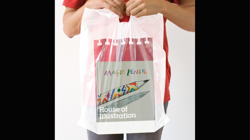 House of Illustration carrier bag