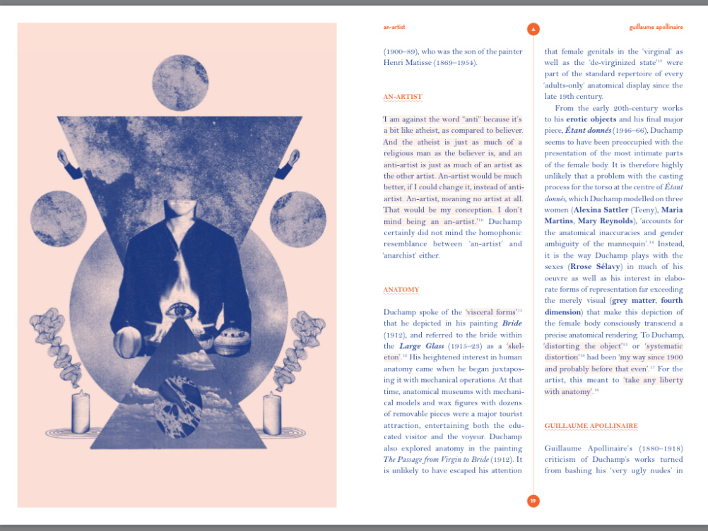 The Duchamp Dictionary, designed by Heretic