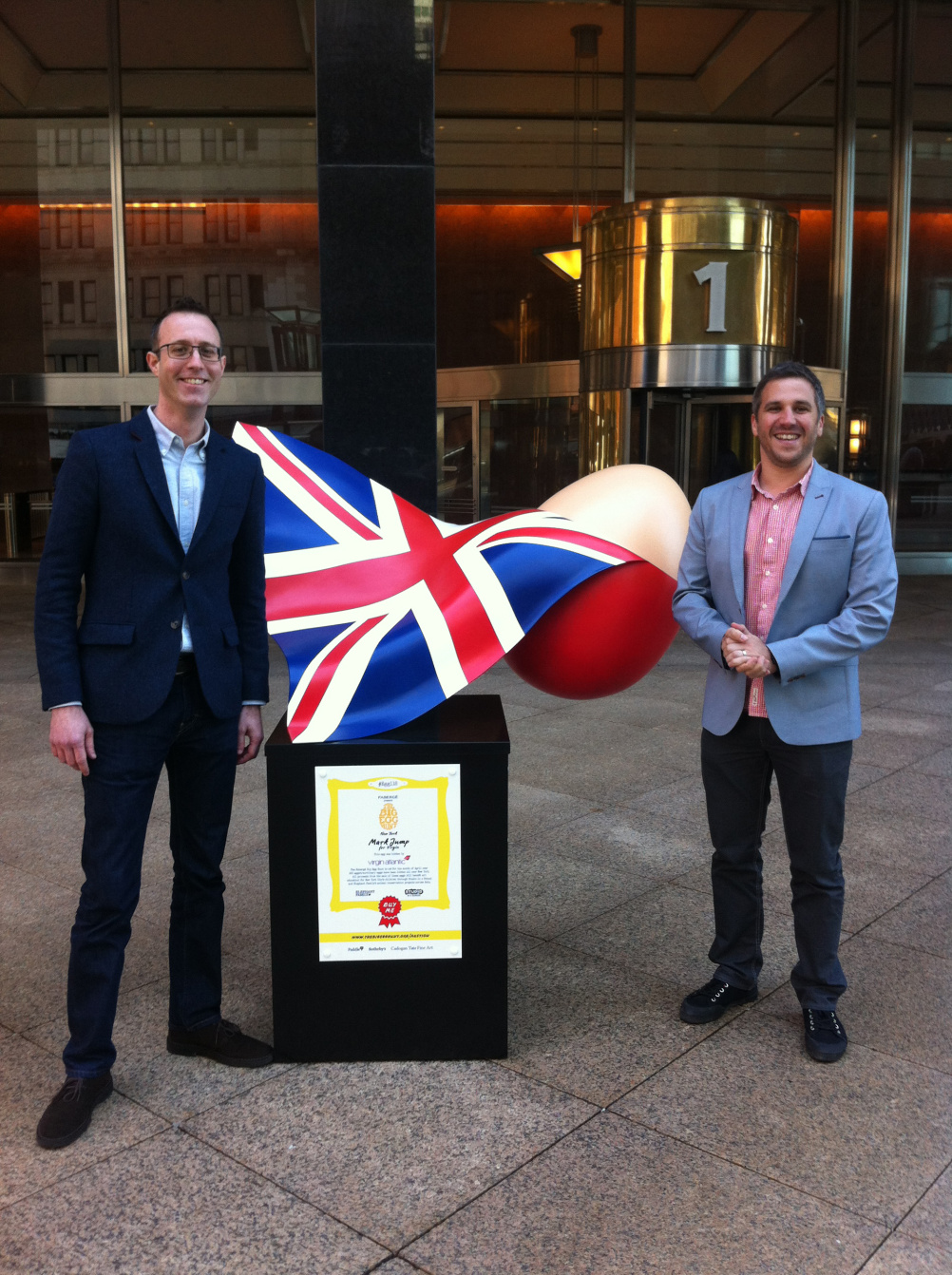 The Virgin Atlantic designers and their egg