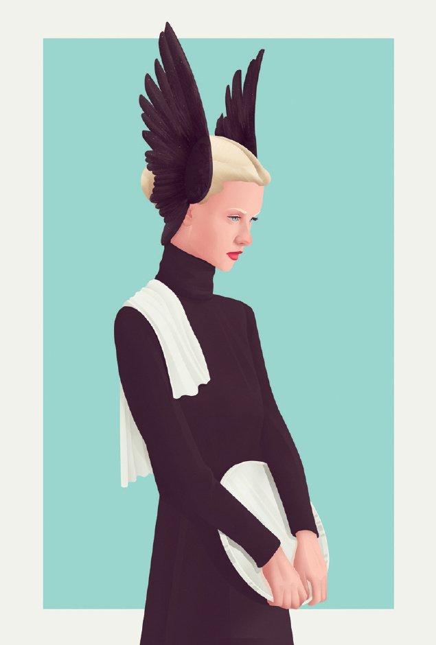 Scandinavian Barmaid by Jack Hughes